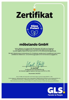 Ihr KlimaProtect Zertifikat - Der Nachweis für Ihren klimaneutralen Paketversand mit GLS - 