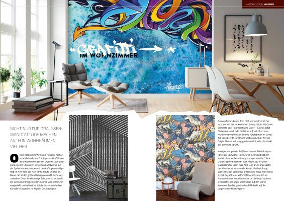 GRAFITTI IM WOHNZIMMER -