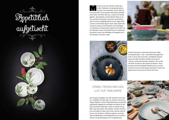 Appetitlich aufgetischt -