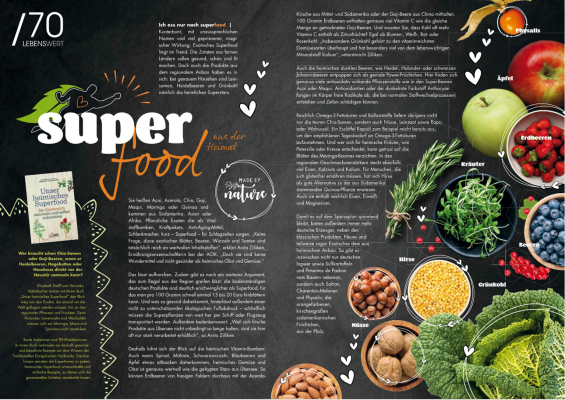 super food aus der Heimat -