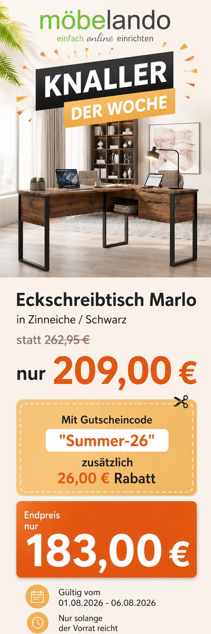 Eckschreibtisch Marlo 