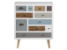 Kommode >Thea< in Weiß aus Holz - 70x81x32cm (BxHxT)