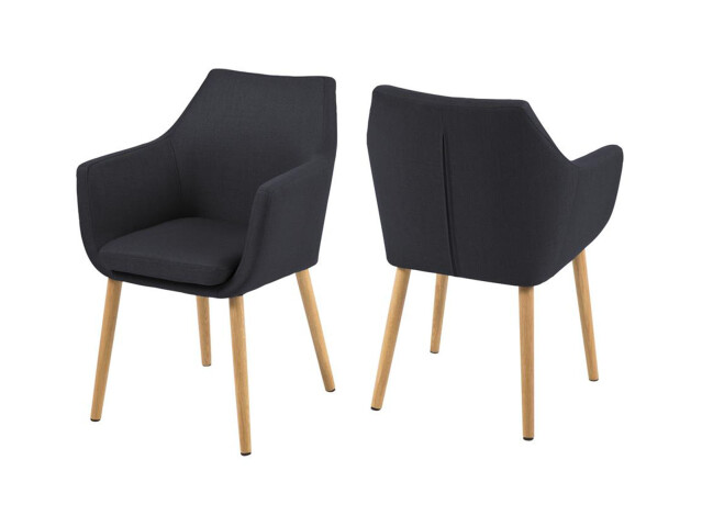 Esszimmerstuhl >Neri I< in Eiche aus Holz - 58x84x58cm (BxHxT)