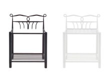 Nachttisch >Linos I< aus Glas - 50x66x37cm (BxHxT)