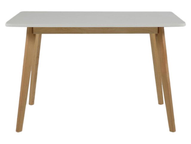 Esstisch >Ravi< in Weiß aus Holz - 120x75.5x80cm (BxHxT)