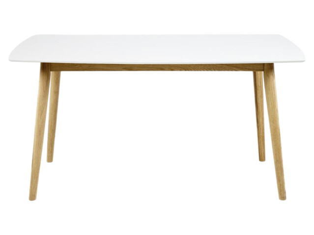 Esstisch >Nano< in Eiche aus Massivholz - 150x75.5x80cm (BxHxT)