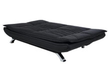 Schlafsofa >Finja< in Schwarz - 196x91x98cm (BxHxT)
