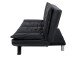 Schlafsofa >Finja< in Schwarz - 196x91x98cm (BxHxT)