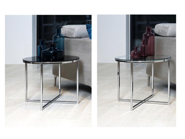 Beistelltisch >Crispo< aus Glas - 55x45x55cm (BxHxT)