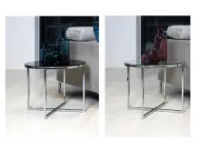 Beistelltisch >Crispo< aus Glas - 55x45x55cm (BxHxT)