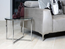 Beistelltisch >Crispo< aus Glas - 55x45x55cm (BxHxT)