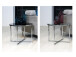 Beistelltisch >Crispo< aus Glas - 55x45x55cm (BxHxT)