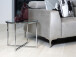 Beistelltisch >Crispo< aus Glas - 55x45x55cm (BxHxT)