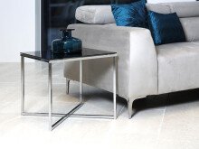 Beistelltisch >Crispo< aus Glas - 50x45x50cm (BxHxT)