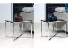 Beistelltisch >Crispo< aus Glas - 50x45x50cm (BxHxT)