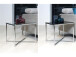 Beistelltisch >Crispo< aus Glas - 50x45x50cm (BxHxT)