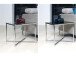 Beistelltisch >Crispo< aus Glas - 50x45x50cm (BxHxT)