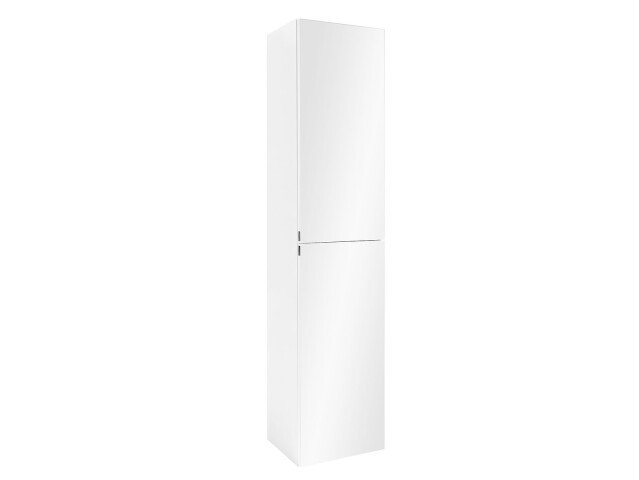 Seitenschrank >Graphit< in Weiß - 40x180x35cm (BxHxT)