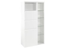Midischrank >Cleo II< aus MDF - 65x130x35cm (BxHxT)