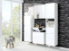 Seitenschrank >Cleo I< in Weiß aus MDF - 40x180x35cm (BxHxT)