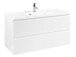 Waschtisch-Set >Cleo I< in Weiß aus MDF - 100x56x47cm (BxHxT)