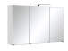 Spiegelschrank >Cleo I< in Weiß - 100x64x20cm (BxHxT)