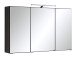 Spiegelschrank >Cleo I< in Graphitgrau - 100x64x20cm (BxHxT)