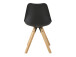 Esszimmerstuhl >Diva I< (2er Set) in Schwarz aus Kunststoff - 48,5x85x55 (BxHxT)