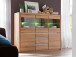 Highboard >Flero< in Wildeiche/biancoton - 180x134x41 (BxHxT)