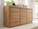 Sideboard >Flero< in Wildeiche/biancoton aus Massivholz - 180x90x41cm (BxHxT)