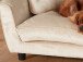 Tiersofa >Big I< in Austernfarbig aus Kunststoff - 82x47x54cm (BxHxT)