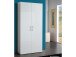 Schuhschrank >Girl< in Weiß/Hochglanz - 91x191x33cm (BxHxT)