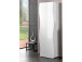 Garderobenschrank >Onda< in Weiß/Hochglanz - 63x185x40cm (BxHxT)