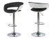 Barhocker >Gamarond II< (2er Set) in Weiß - 54,5x104x48,5cm (BxHxT)