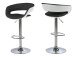 Barhocker >Gamarond II< (2er Set) in Weiß - 54,5x104x48,5cm (BxHxT)