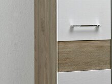 Garderoben-Set >Allison< in Weiß aus MDF -...