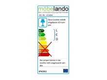 Wohnwand >Nature Plus< in Kernbuche aus Glas - 260x194x45cm (BxHxT)