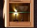 Wohnwand >Nature Plus< in Kernbuche aus Glas - 260x194x45cm (BxHxT)