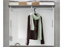 Garderobenpaneel >Rouven< aus Metall - 100x99x30cm (BxHxT)