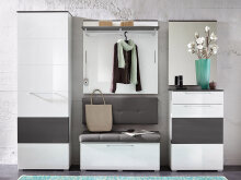 Garderoben-Set >Rouven I< aus MDF - 260x200x40cm (BxHxT)