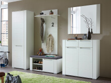 Garderobenschrank >Rolland< aus MDF