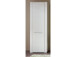 Garderobenschrank >Rolland< in Weiß aus MDF - 65x198x41cm (BxHxT)