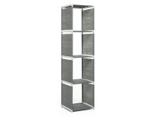 Regal >Allice< aus Kunststoff - 36,5x145x36cm (BxHxT)
