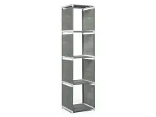 Regal >Allice< aus Kunststoff - 36,5x145x36cm (BxHxT)