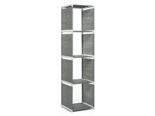 Regal >Allice< aus Kunststoff - 36,5x145x36cm (BxHxT)