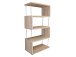 Standregal >Drum< in Eiche sägerau - 66x126x33cm (BxHxT)
