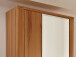 Garderobenschrank >Nature Plus< in Kernbuche lackiert - 74x200x40cm (BxHxT)
