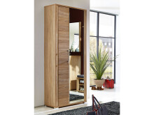 Garderobenschrank >Davenport< in Sonoma-Eiche hell aus MDF - 74x200x40cm (BxHxT)