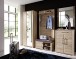 Garderobenschrank >Davenport< in Sonoma-Eiche hell aus MDF - 74x200x40cm (BxHxT)