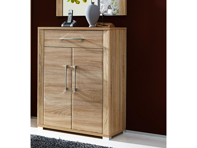 Schuhschrank >Davenport< in Sonoma-Eiche - 74x100x40cm (BxHxT)